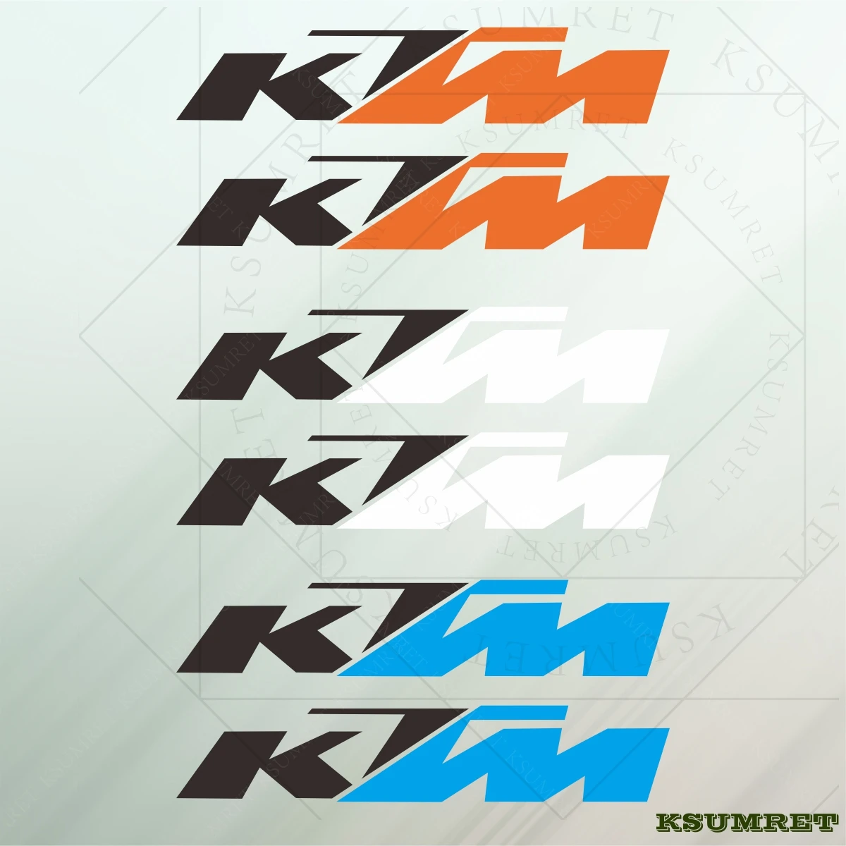 

Виниловая наклейка для мотоцикла Ktm, водонепроницаемая