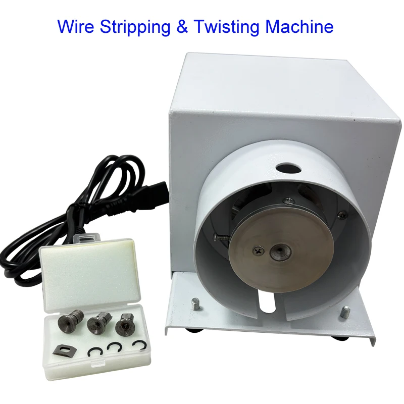 

Electric Wire Stripping Twisting Machine for 1mm - 4mm Diameter Cable PVC Wire Peeling Twist Tools Wire Processing Equipment
