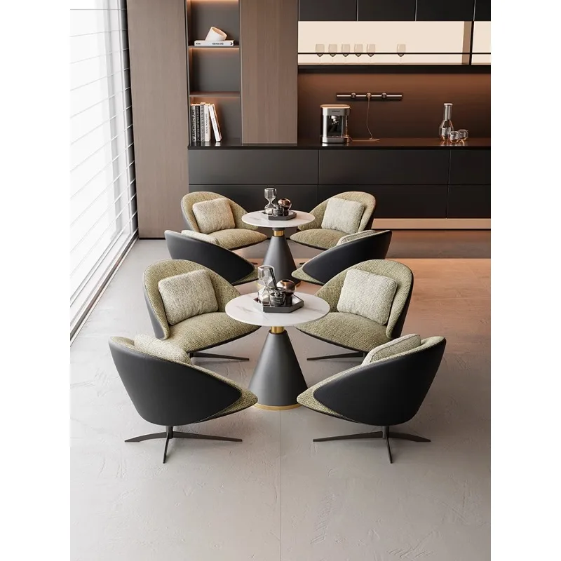 

Minimalist meeting to negotiate sofa chair combination Sales Department Tea House Hotel Leisure Shop Reception Sofa table and ch