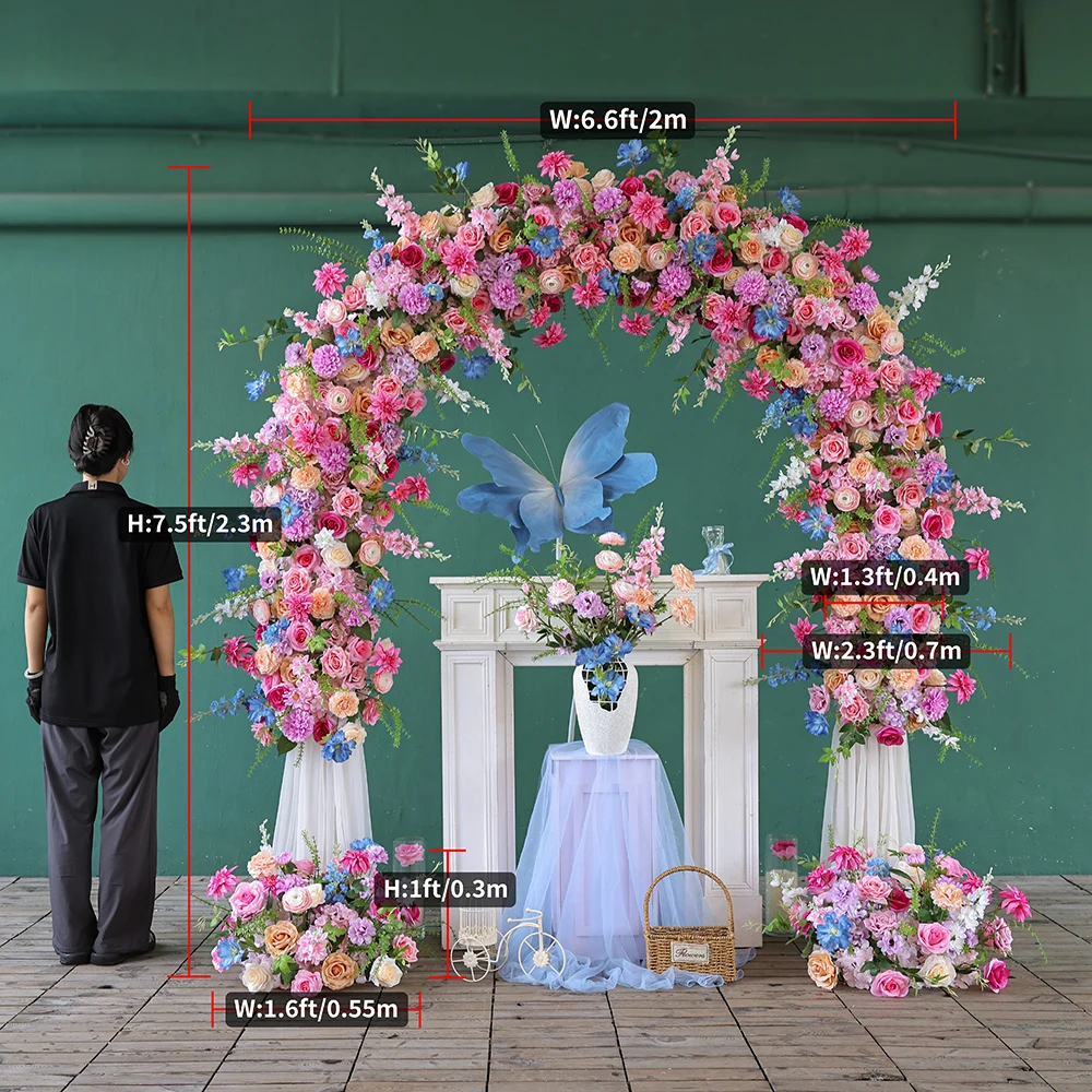 Wedding DIY Decor Luxury Premium Artificial Flower  Arrangements for Event Arch Decorations, Photo Booth & Party Setup FL2874