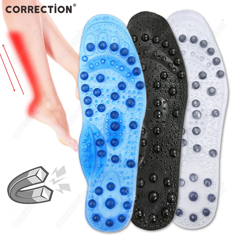 

Premium 68 Magnetic Massage Insoles Foot Acupressure Shoe Pads Therapy Slimming Insoles for Weight Loss Man women Unisex