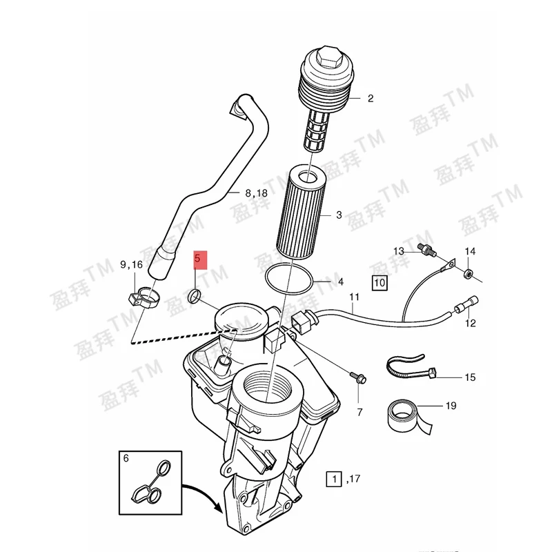 فلتر زيت ونظام تزييت ، XC 90 ، 032 ، 014 ، XC9 003 ، 3 #2