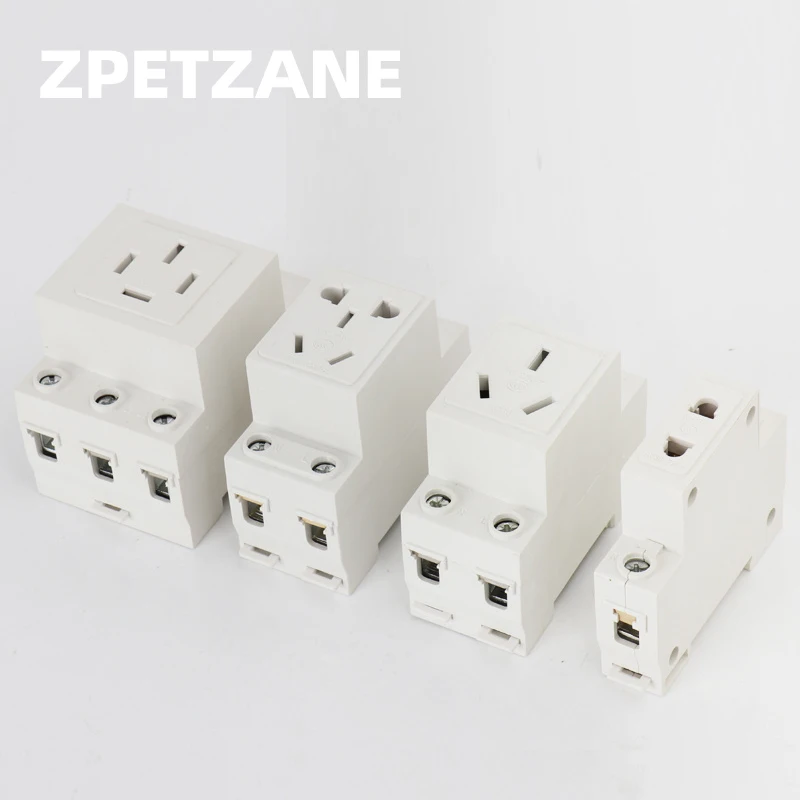 AC30 Modular Telephone Socket Distribution Box 10A16A 25A Multi-function Two-plug Three-plug Four-five-plug DIN Rail Type