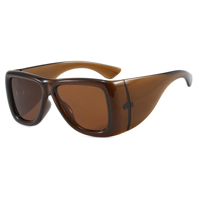 Vintage Oversize Square Y2K Sunglasses Men New Fashion Cool Hip Hop Sun Glasses Women Unique Punk Shades Outdoor Eyewear - view 4