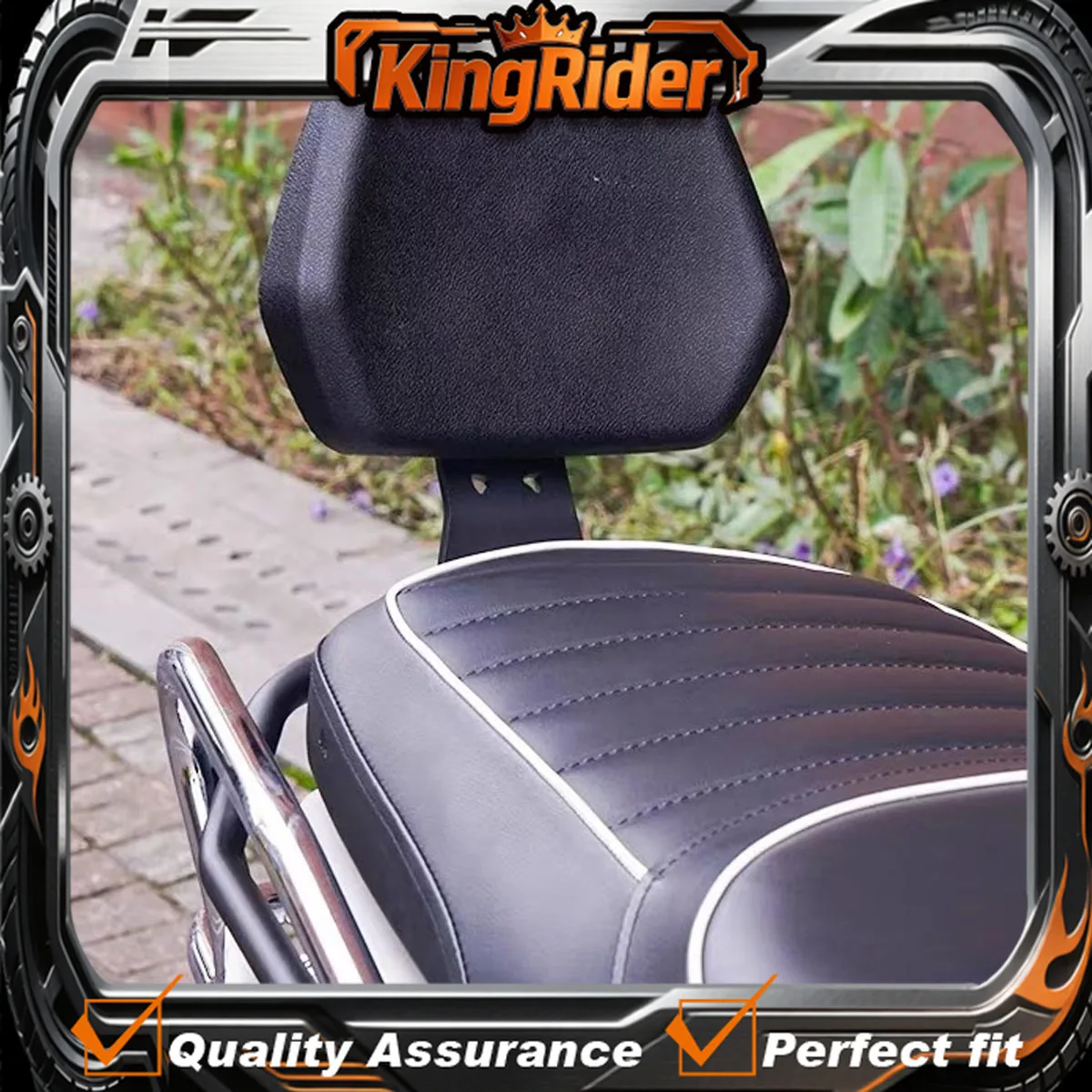 【Supreme quality】Motorcycle backrest support waist protection pad accessories Fit For CFMOTO 150AURA
