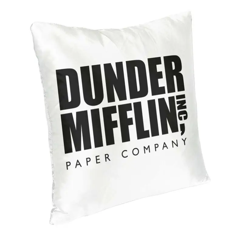 Vibrant Dunder Mifflin Paper Company Square Throw Pillow Cover Decoration 3D Double-sided Printed TV Show Cushion Cover for Car