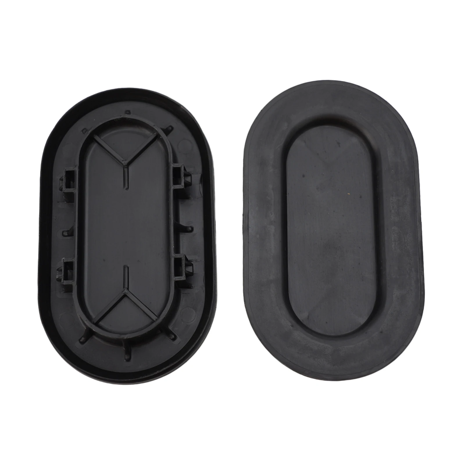 Dual Pack Bed Oval Drain Cover for Ford Trucks Compatible with 1999 to 2018 Models Including F Series Super Duty