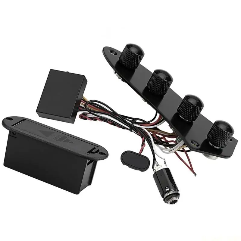 M5TC Wire Loaded Control Plate with Switch Prewired Guitar Switch Control Plate Electric Guitar Replacement Part Enduring