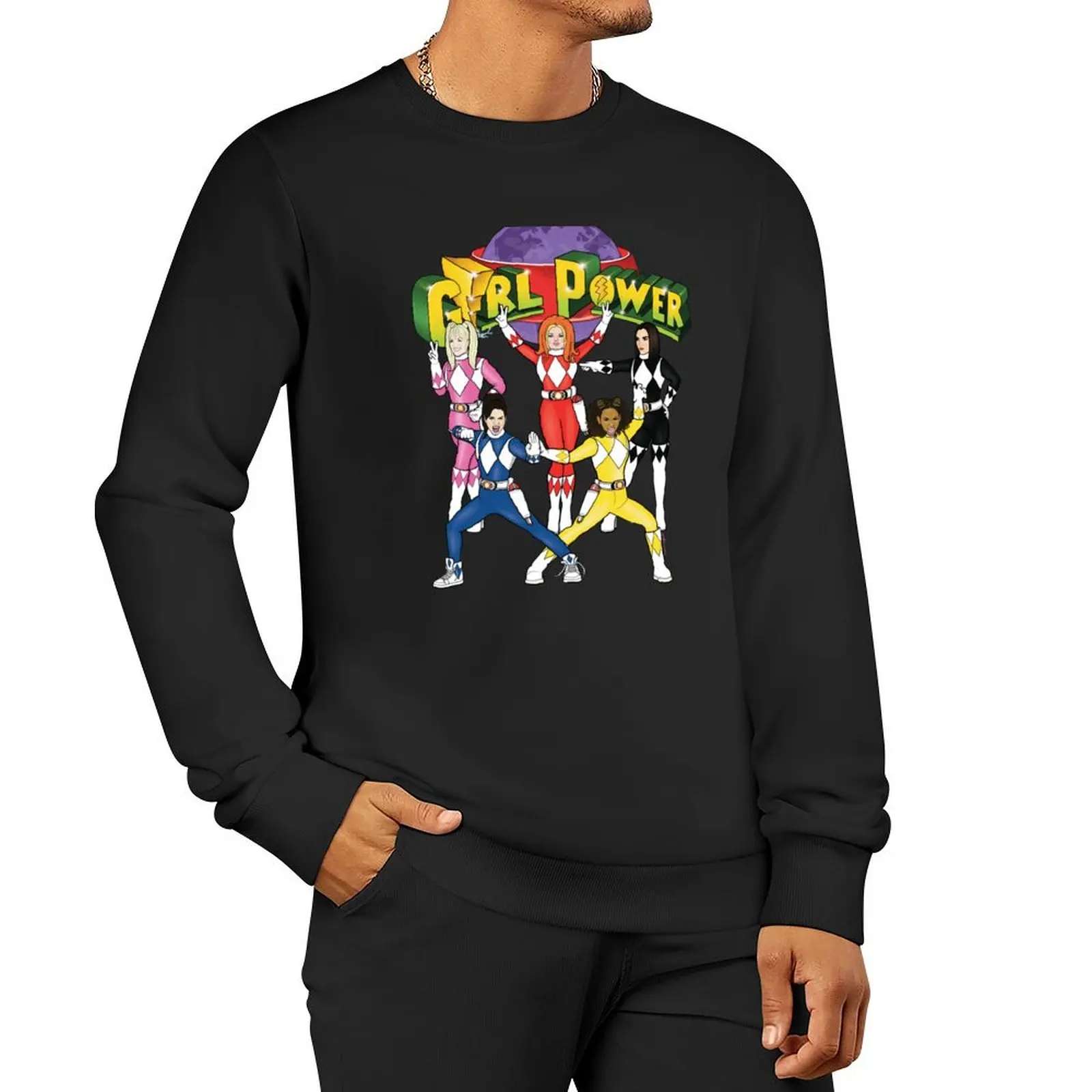 

GIRL RANGERS GROUP Sweatshirt mens clothing winter man sweatshirt