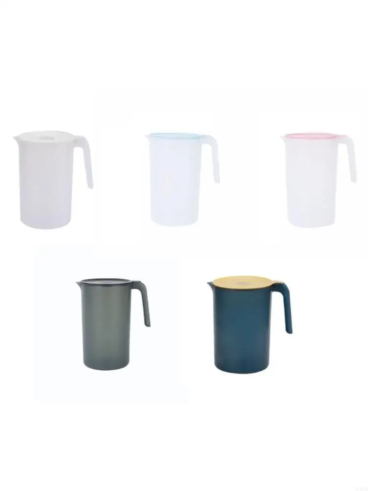 F19B Water Pitchers Beverage Pitchers Mix Drinks for Hot and Cold Lemonade Juice Beverage Jar Ice Tea Kettle Gift