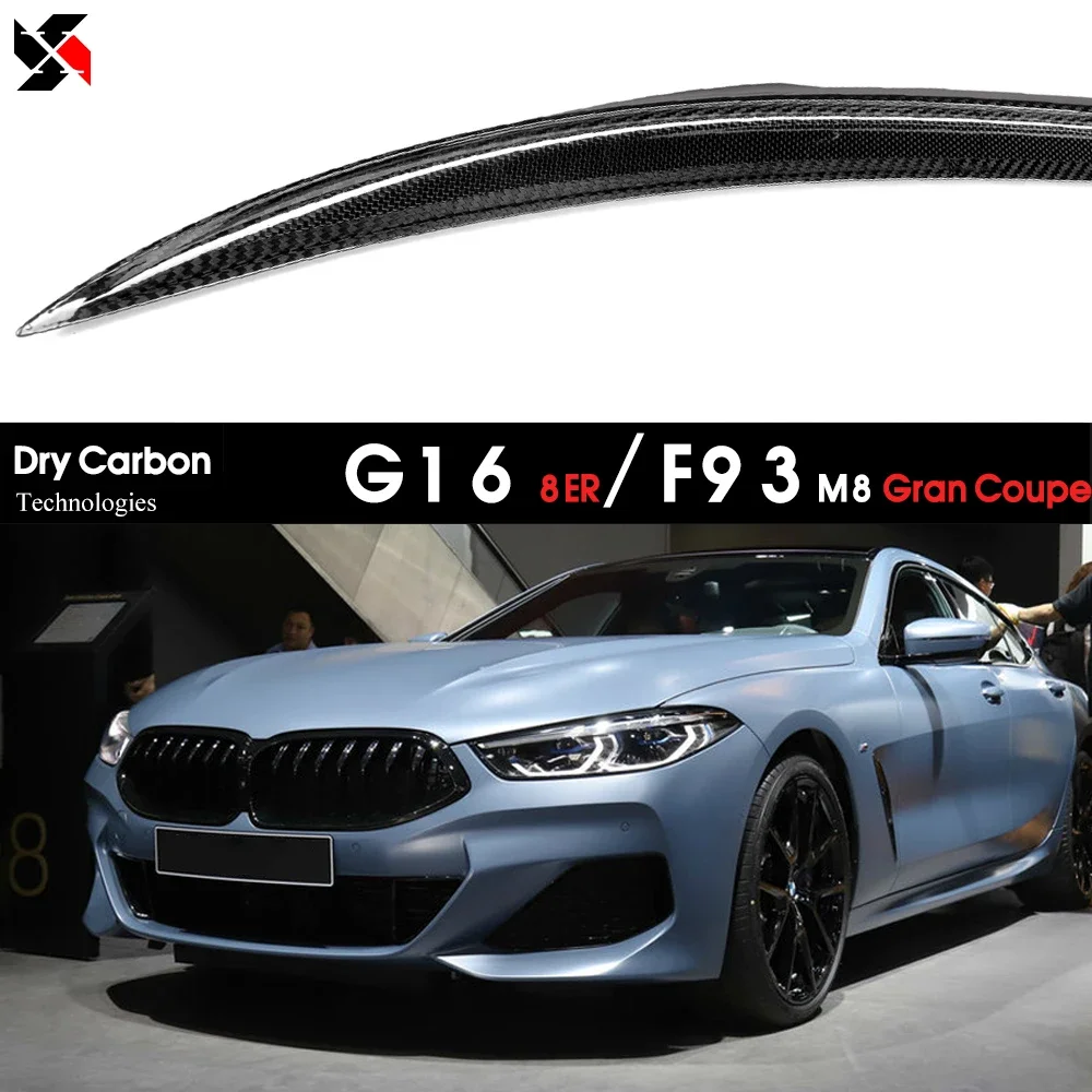 

Dry Carbon TECH Autoclave Carbon Fiber Rear Deck Spoiler Tail Wings For BMW 8 Series 4-Door Gran Coupe G16, F93 M8 2019 - 2025