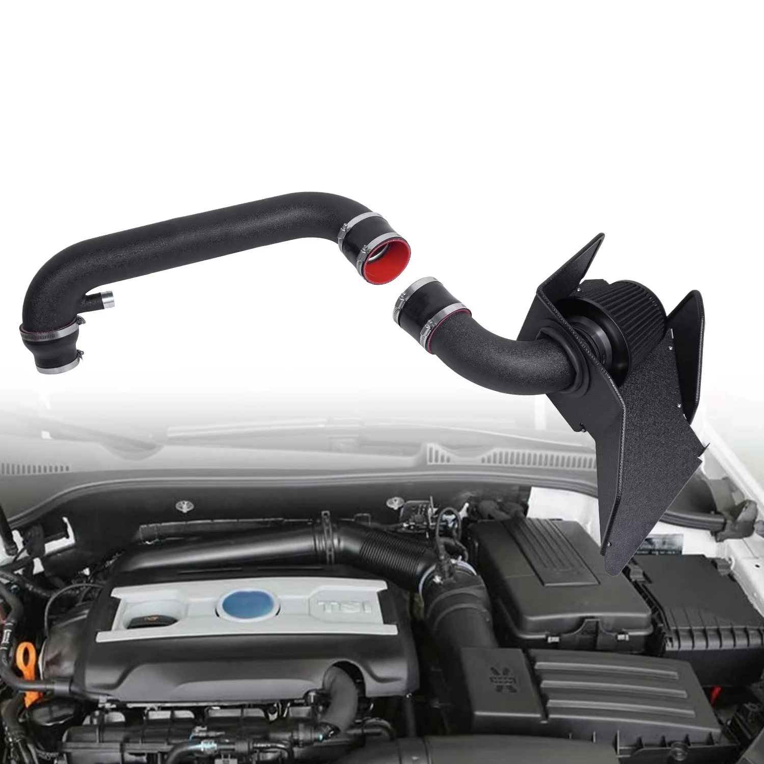 Turbo Engine Parts Cold Air Intake Kit For Audi BMW VWolkswagen Golf Mercedes Ford Infiniti Jeep Dodge Toyota Lexus Turbocharger