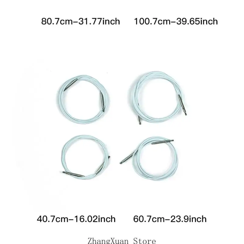 18 Paar Rundstricknadeln mit Aluminium-Finish, 3 x – Detail 4