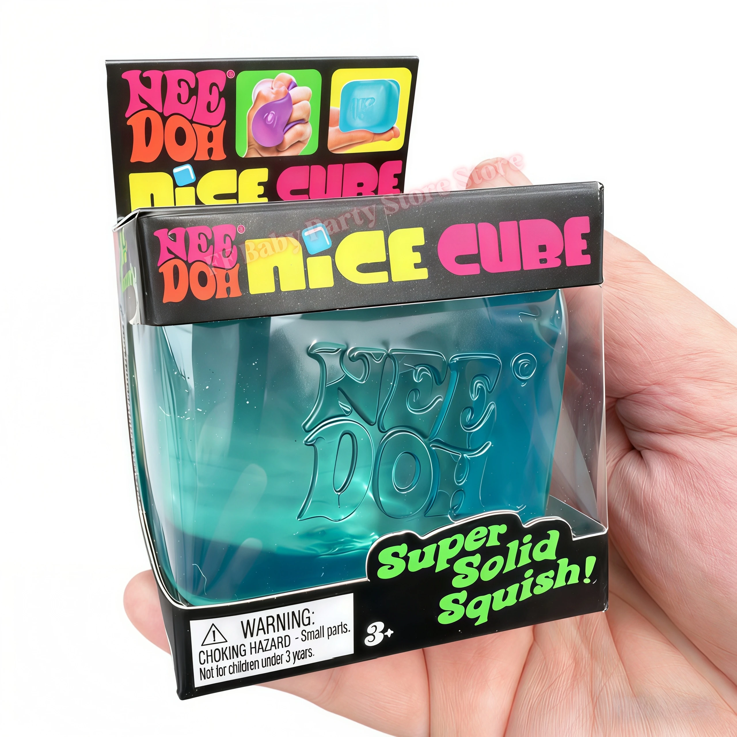 Schylling Needoh Nice Cube Zintuiglijk Cadeau Stressverlichtende Blokken Knijpen Verlichtende Puzzel Oplossen Ontspannen Kinderen Souvenir Cadeau