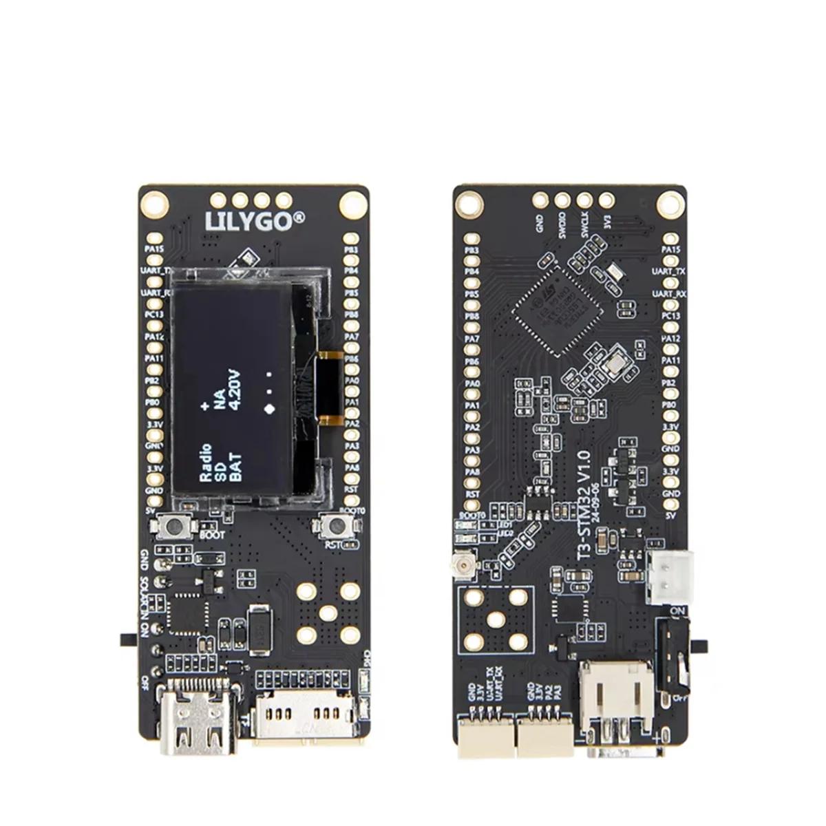 

M86K T3 STM32 LoRa Board Onboard 0.96 Inch 12C OLED Low Power LoRa Transceiver SSD1315 Driver Development Kit