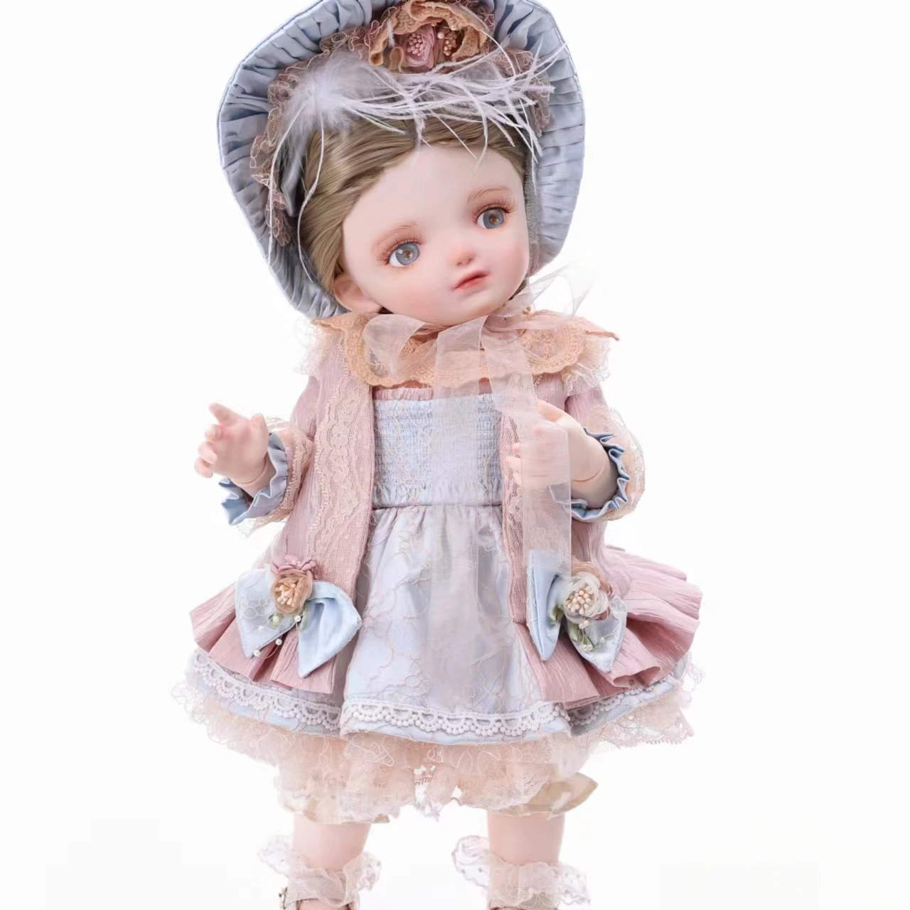 

Оригинальная 20-дюймовая мягкая виниловая кукла BJD с полным телом, супер милая мягкая виниловая кукла, высококачественный художественный подарок ручной работы