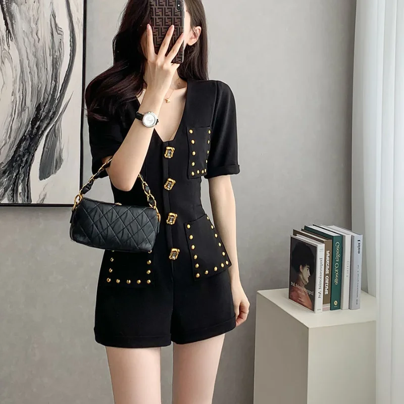 Short Sets for Women 2 Pieces Clothing Trend 2024 Stylish Suit Woman Shorts New in Matching Coordinated Features Full Novelty