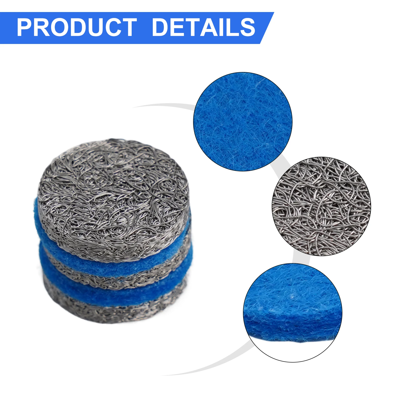 

Clean and Pure Foam Stainless Steel Replacement Foam Lance Filters Compatible with Various Pressure Washer Models