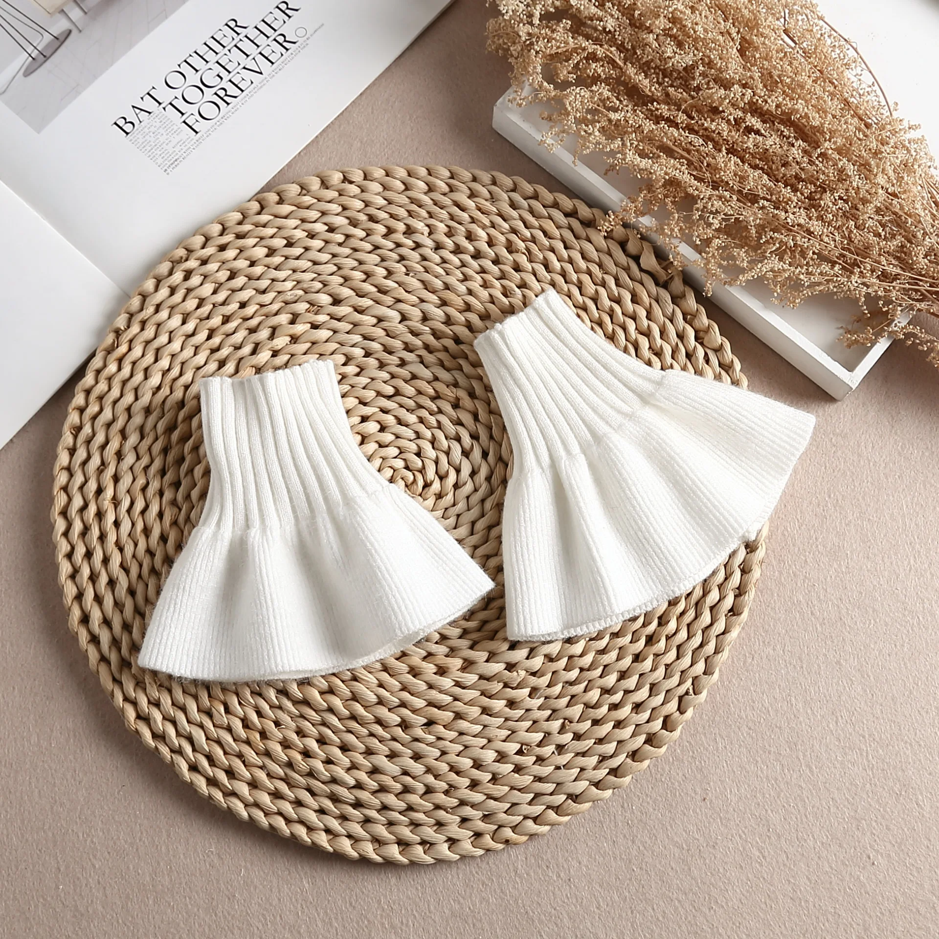 

Лидер продаж, осенние и зимние новые вязаные манжеты, чтобы сохранить тепло, эластичное дно, декоративные искусственные рукава, простые и универсальные