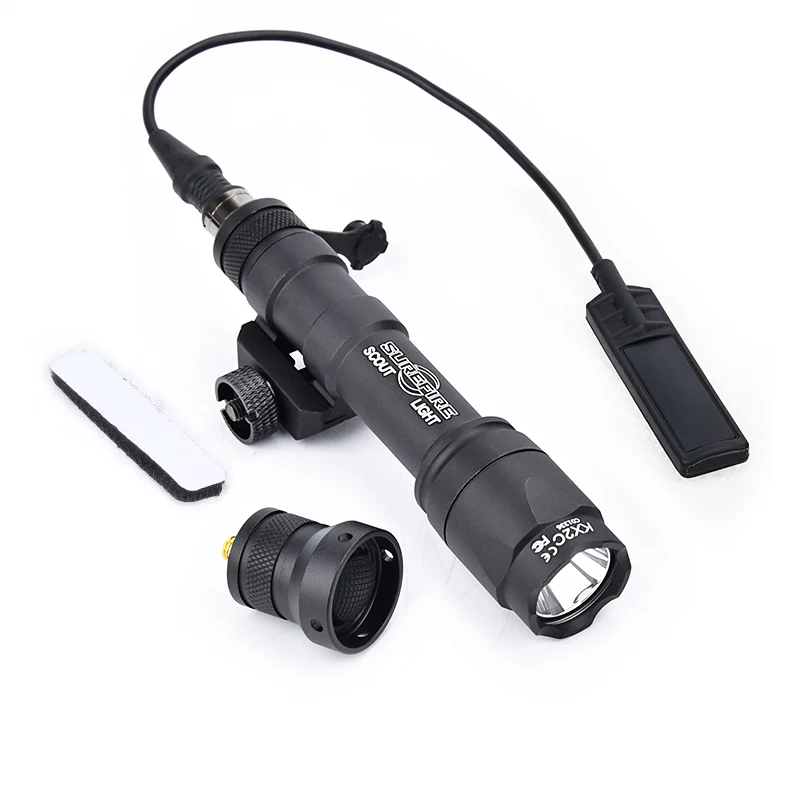 

Tactical M600 M600C SF Surefir Flashlight High Power 600lumens Scout Light Airsoft Hunting Lamp For 20mm System