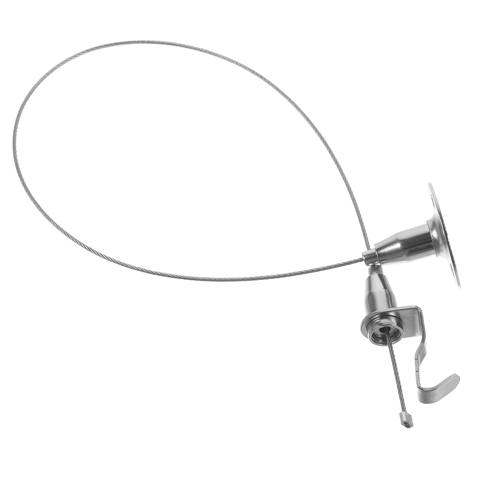 Corda de fio de aço inoxidável comprimento ajustável corda de suspensão para molduras galeria exposição resistente imagem pendurado fio