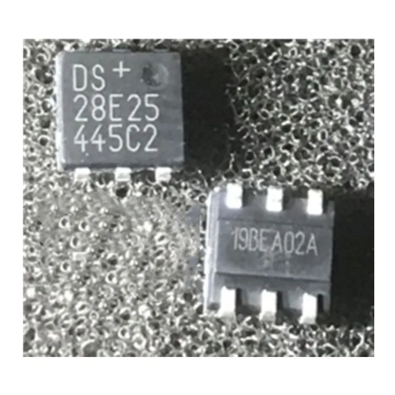 5PCS  DS28E25 DS28E25P+T TSOC6 Packaging Is New and Original and Sold Well Microcontroller IC Chips