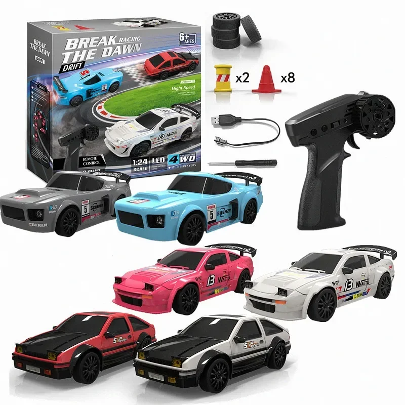 

1:24 New 4WD RC Drift Racing Car 2.4GHz AE86 Electric Charging RC Car Kids Toys