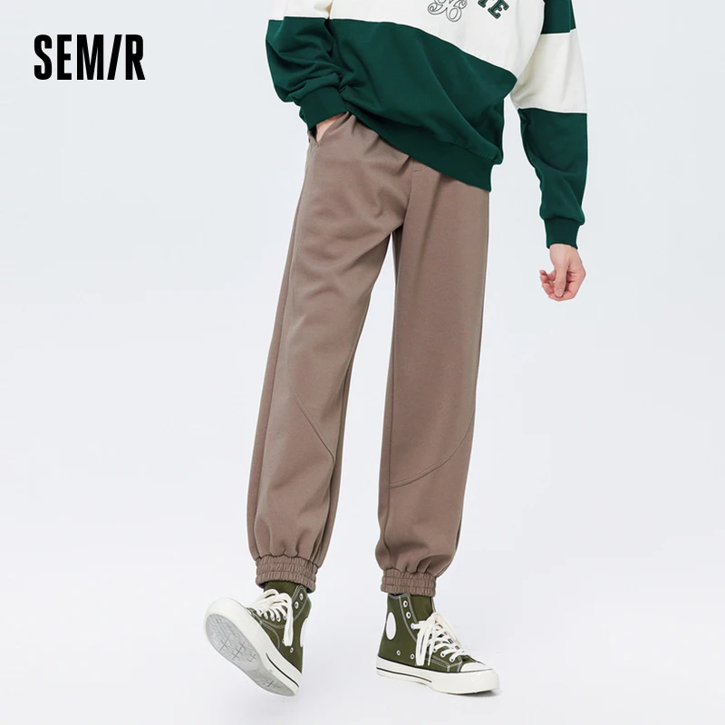 Semir Men Pants Casual Pants Autumn Fashion Comefortable Elastic Simple Design Loose Casual Sports Jogging Trousers for Men