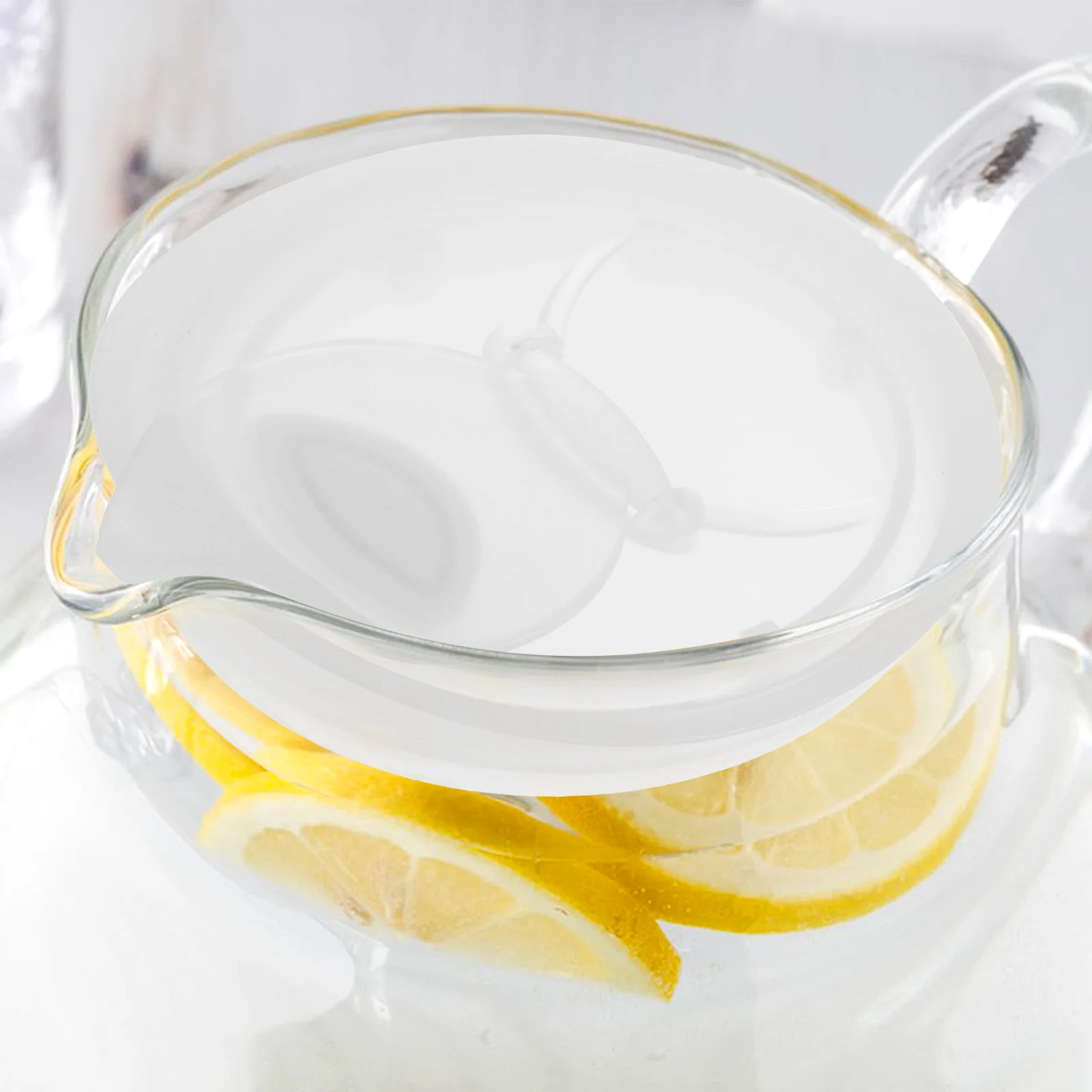 

Water Pitcher Lid Plastic Replacement Durable Leak-Proof Seal Easy Open Close Practical Lid for Kitchen Jug Water Pitcher Cover