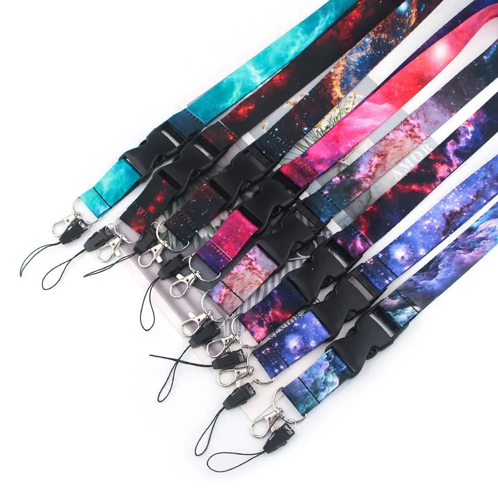 Personality ID Card Rope with Keychain Gym Keys Holder Mobile Phone Straps Neck Strap Mobile Phone Lanyard