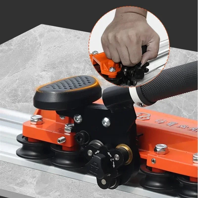 

New track push knife for cutting ceramic tiles, a special manual cutting tool and new type of cutting machine