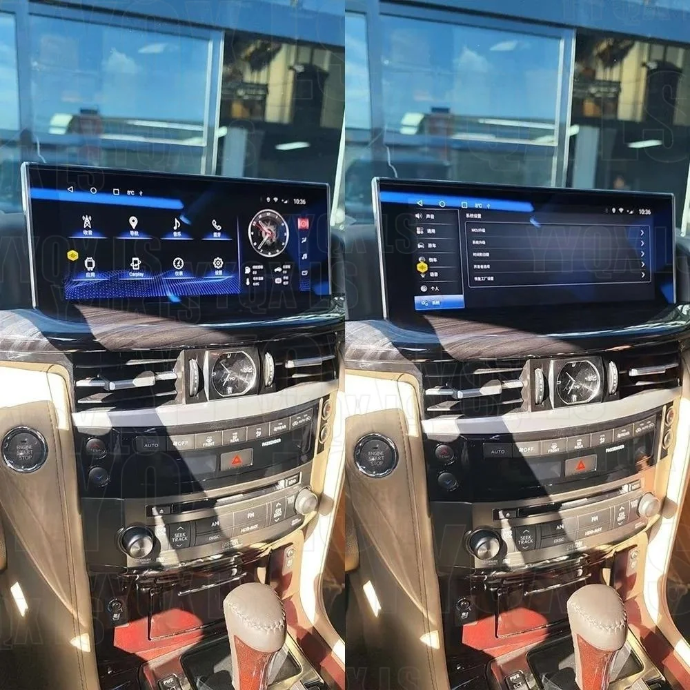 12.3 Android14 Car Radio For Lexus LX570 2008-2015 Carplay Style Car GPS Navigation Multimedia Player Set Dashboard Head