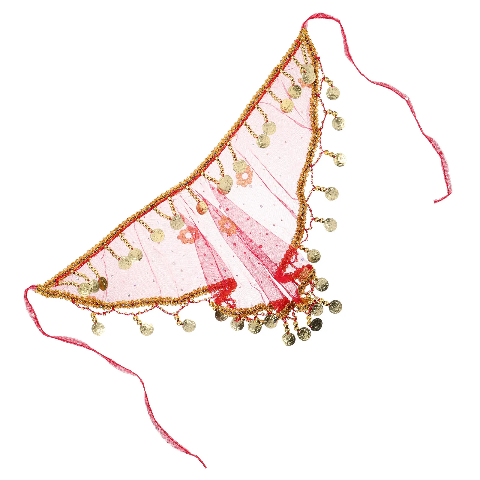 

Маска-вуаль в этническом стиле, легкая, дышащая, из полиэстера, с кисточками, для танцев, маскарадов, выступлений, фотосессий