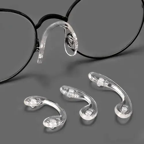 Conveniente ligero para mujeres y hombres, transparente, forma de U, almohadilla para la nariz coreana para niños, almohadillas para gafas, gancho para la oreja, soporte para gafas