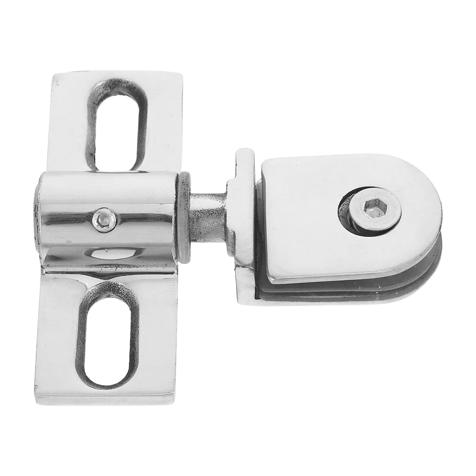 

1Set Glass Shower Door Pivot Hinge Stainless Steel Heavy Duty Dual Direction Hinge for Bathroom Glass Door Hardware Clip