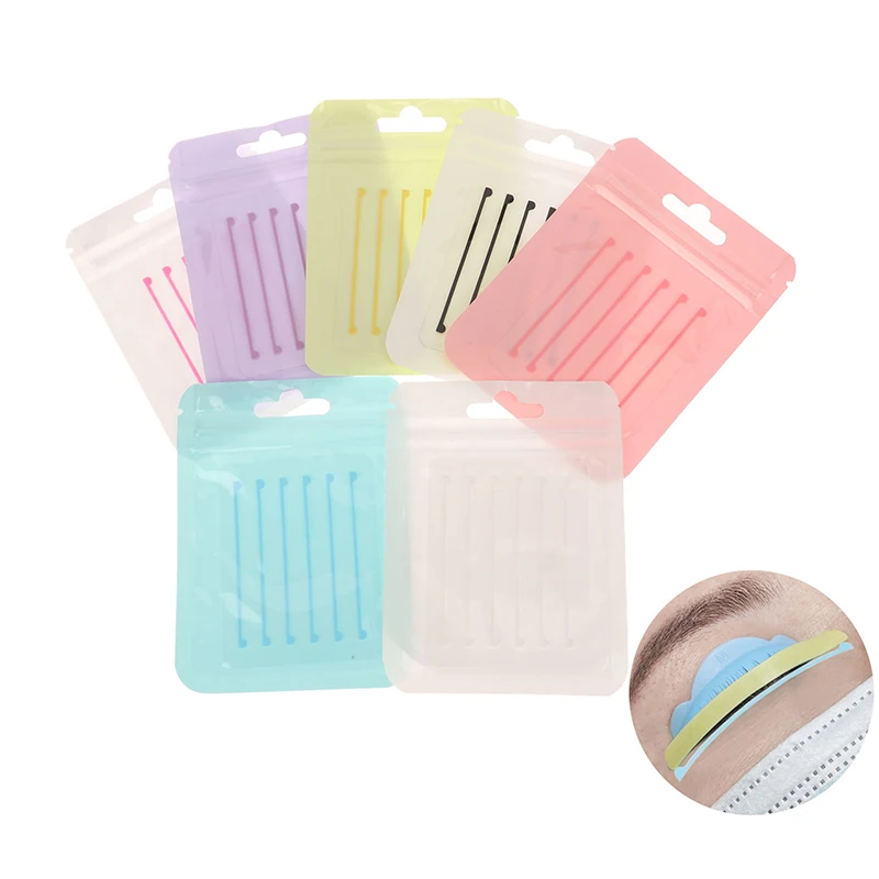 3Pairs/Bag False Eye Lash Curler Patches Silicone Eyelash Perm Pads Lash Extension Perm Tools Lash Lift Shield Pad Beauty Salon