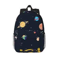 Out Of Space Map Backpacks Teenager Bookbag Fashion Students School Bags Travel Rucksack Shoulder Bag Large Capacity