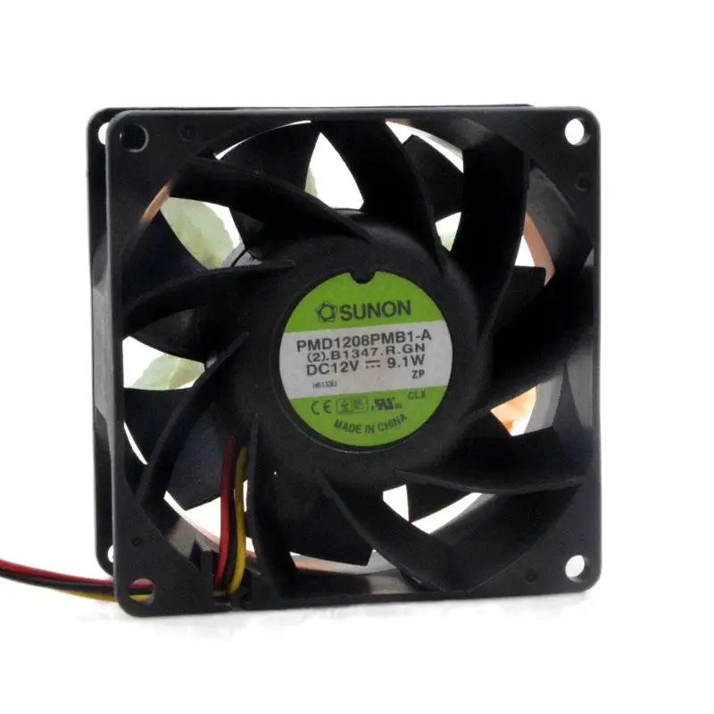 

SUNON PMD1208PMB1-A 8038 8cm 12V 9.1W Four-Wire PWM Server Fan