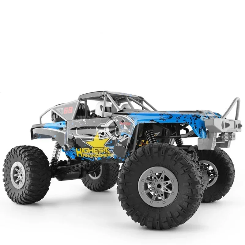 Coche teledirigido 1/10 Wltoys 104310   Coche de escalada 4WD de doble Motor RC Buggy todoterreno 2,4G coche de Control remoto juguetes para niños regalo de Navidad RTR