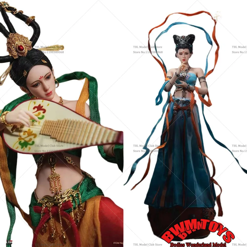 

In Stock TBLeague PL2023-205 1/6 Dunhuang Music Goddess 12'' Female Action Figure Doll Full Set Model Toy with Silver Bracelet