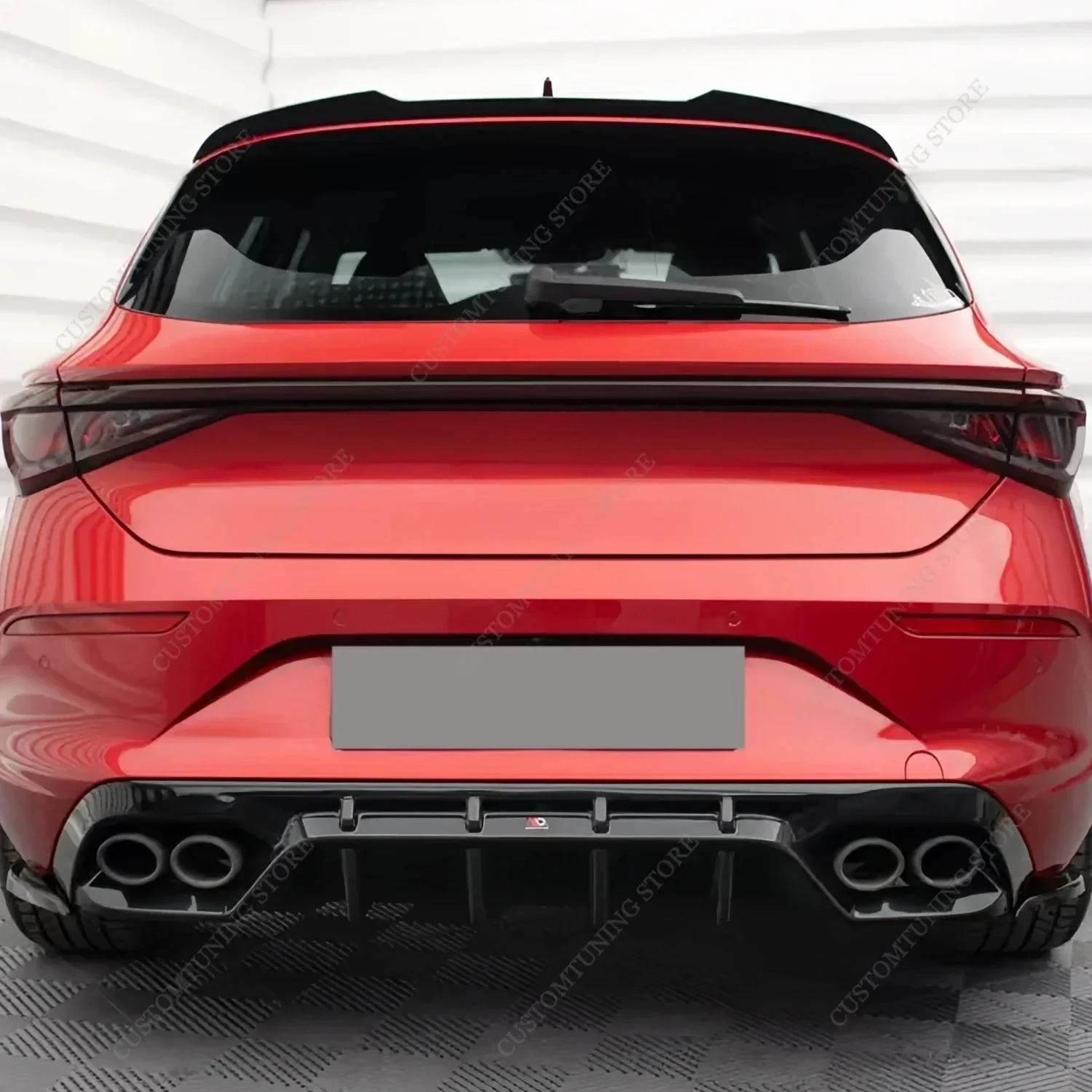For Seat Leon MK4 Cupra Maxton Style 1:1 Rear Spoiler Caps Wing Cupra Leon 245/300 4-Door Hatchback 2021-2025 Bodykits Tuning