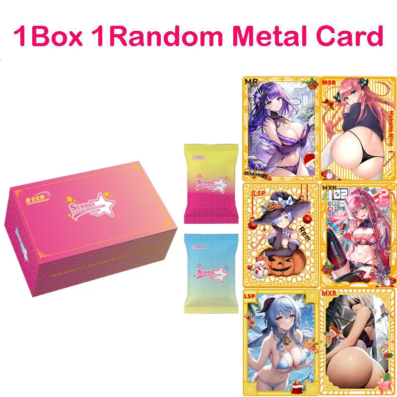 2023 Newest Senpai Goddess Haven 4 Collection Card Beautiful Cute Waifu Booster Box ACG TCG CCG Doujin Toy And Hobby Gift