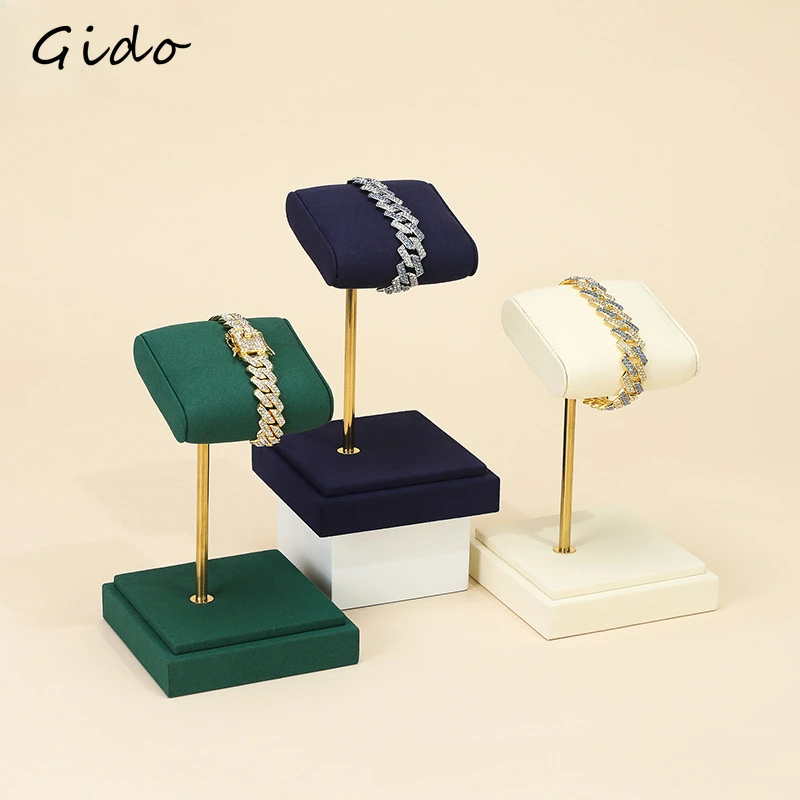 

Watch Stand Leather Lovers Watch Display Props Accessories Counter Display Organizadores Wrist Watch Holder