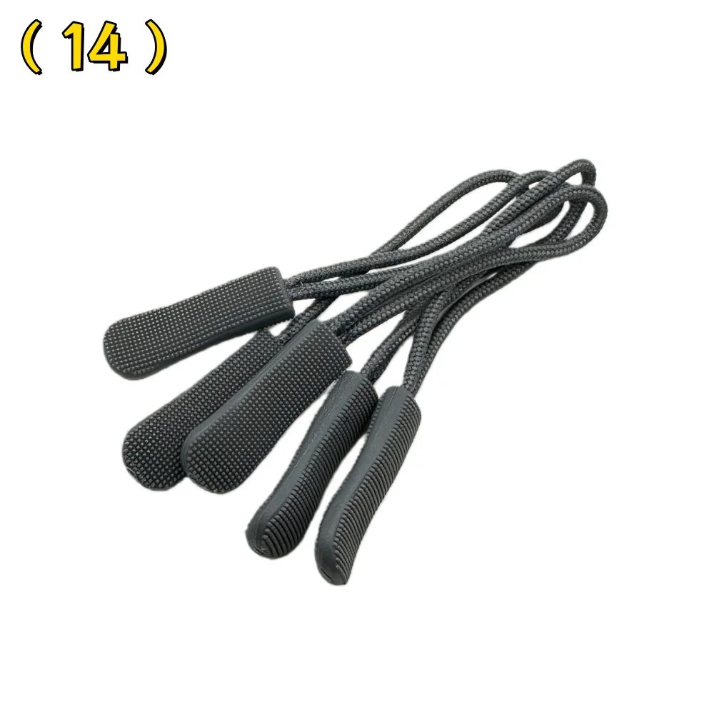 10/100 Stück bunte Ersatz-Reißverschlusszieher mit Kordelverlängerung für Rucksäcke, Jacken, Gepäck, Geldbörsen, Handtaschen