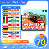 Ai Tablet Pc Teclast P50Ai 11 Inches 90Hz Android 15 (6Gb+10Gb)16Gb Ram 128Gb Lpddr5 1280X800 Ips 7000Mah Wifi-6 Bt 5.4