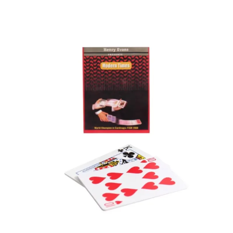 

Modern Times Card Magic Trick by Henry Evans Classic Magician's Prop Close-Up & Stage Illusion Accessories Playing Card Gimmick