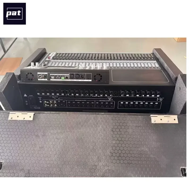 WMWMNU PAT T32 Stereo Digital Mixer Console with USB Connectivity and App Control High Quality for Live and Studio Use