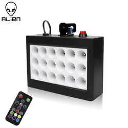 ALIEN-RGB Luzes estroboscópicas DJ, 18 LED, Som Flash Ativado, Efeito de Iluminação de Palco para Festa, Clube, Natal, Dança, Aniversário, DJ, 20W