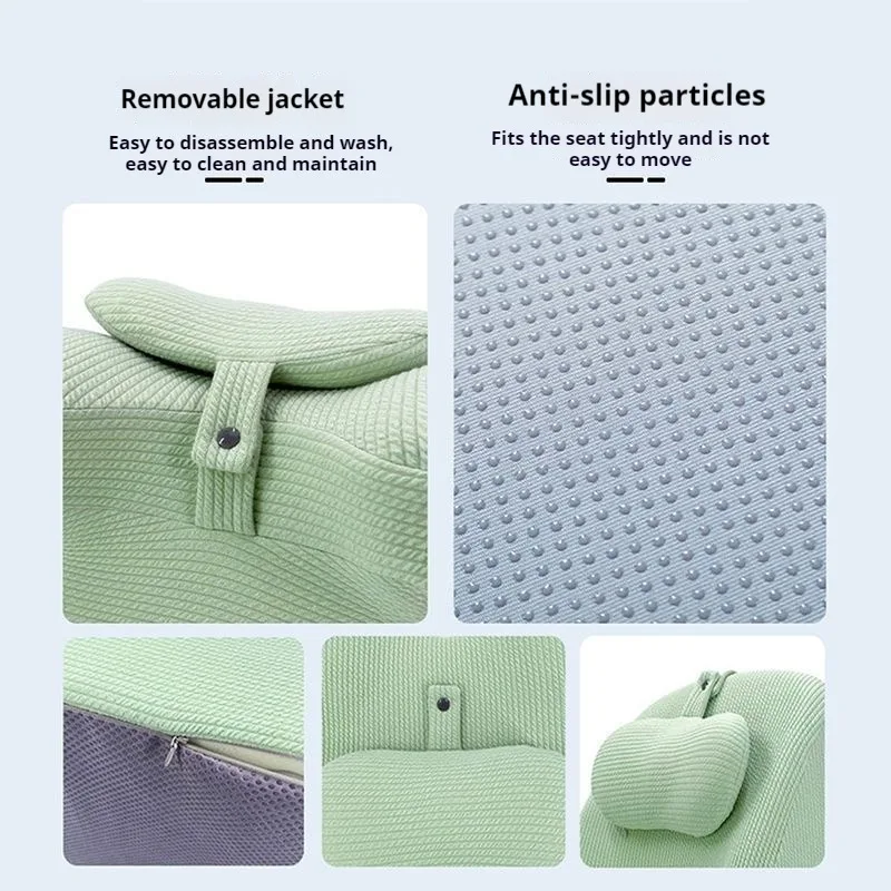 Face Down Pillow Home Massage Pillow Comfortable Ergonomic Bed Wedge Support Pillow Cushion with Neck Support for Sleeping