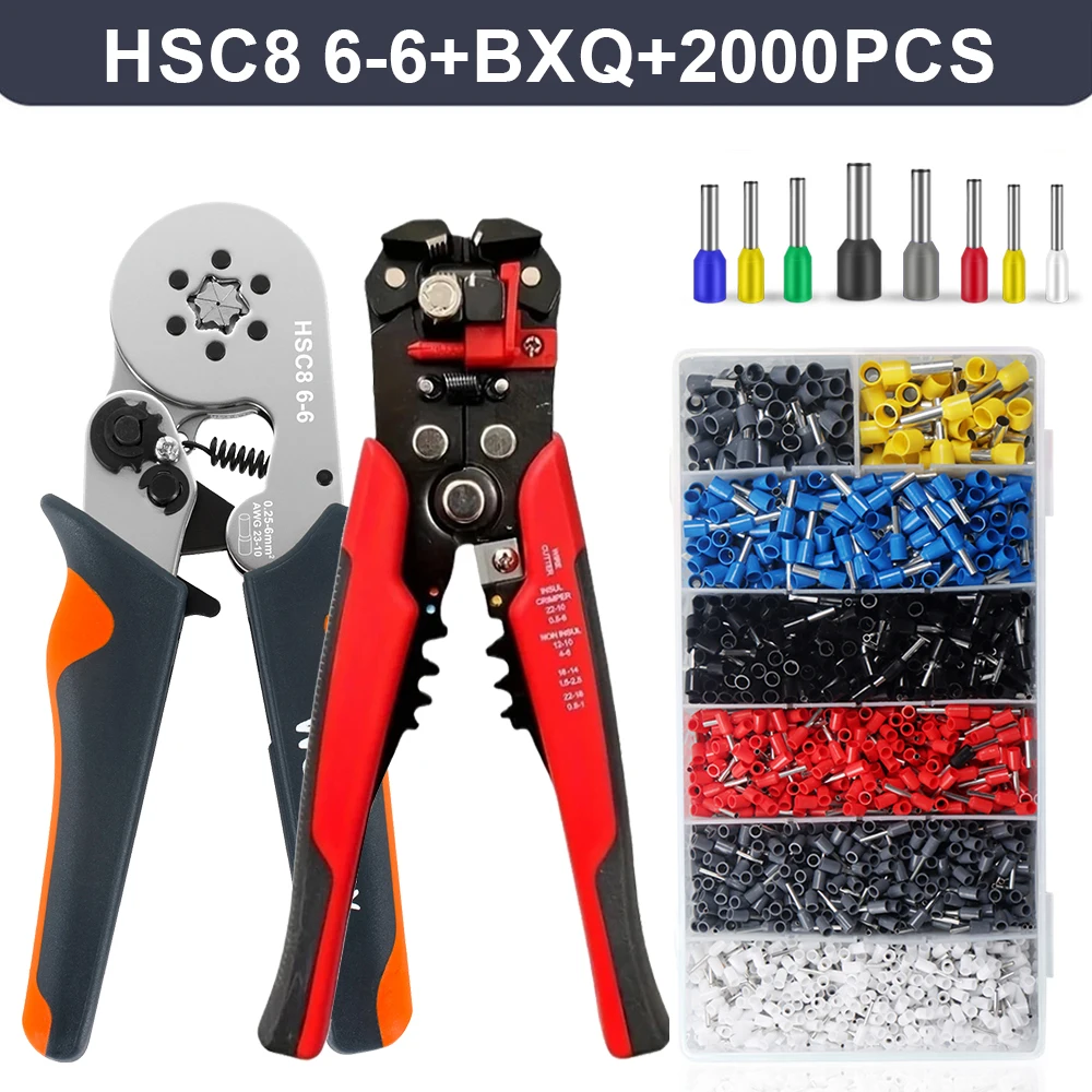 Professionele Elektricien Draad Gereedschap Kabel Draad Stripper Cutter Crimper Automatische Krimpen Striptang Beentje Krimptang - afbeelding 1